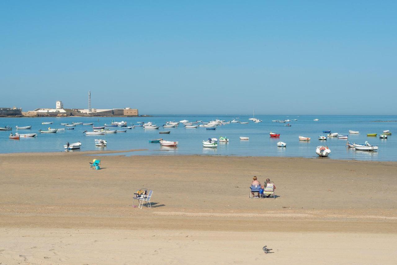 Apto Argueelles Vistas A La Bahia Cadiz Luaran gambar